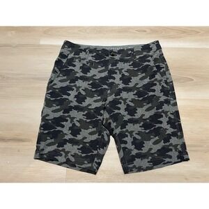 7 Diamonds Mens 30 Actual 33 Camo Performance Cloudbreak Quick Dry Shorts EUC